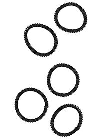 spiraal elastiekjes 5 stuks - 11870121 - HEMA