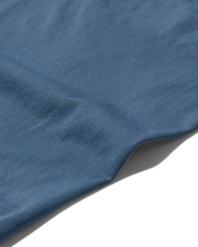 dameshemd naadloos micro middenblauw M - 19653742 - HEMA
