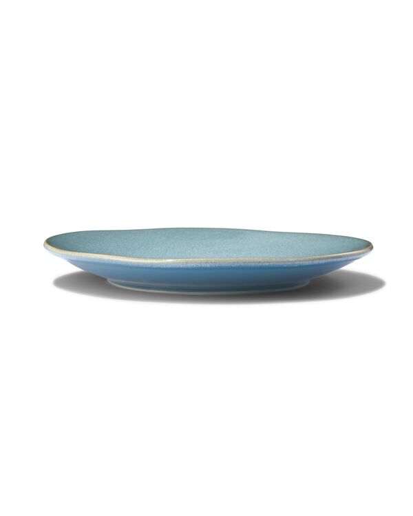 ontbijtbord Ø23cm Porto reactief glazuur blauw - 9602022 - HEMA