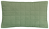 kussenhoes 50x30 groen fleece doorgestikt - 7322131 - HEMA