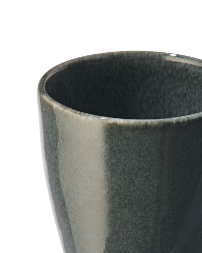 mok 8 cm - Porto - reactief glazuur - zwart - 9602033 - HEMA
