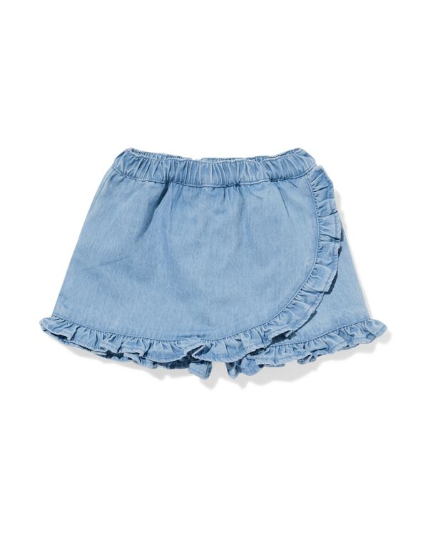 baby broekrok denim denim denim - 33008670DENIM - HEMA
