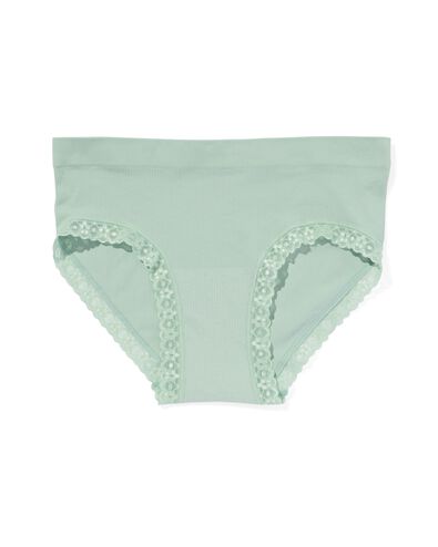 dameshipster naadloos rib lichtgroen lichtgroen - 19640804LIGHTGREEN - HEMA