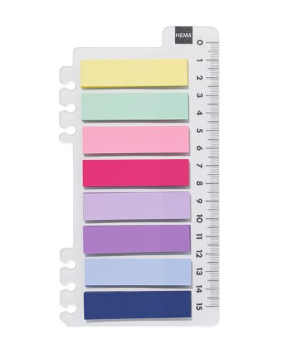 pagina markers 17cm - 8 stuks - 14590641 - HEMA