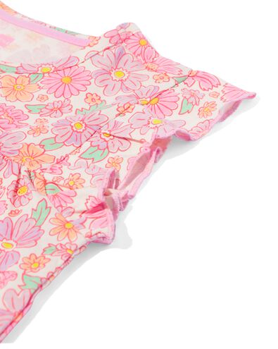 kindernachthemd bloemen roze 158/164 - 23031687 - HEMA