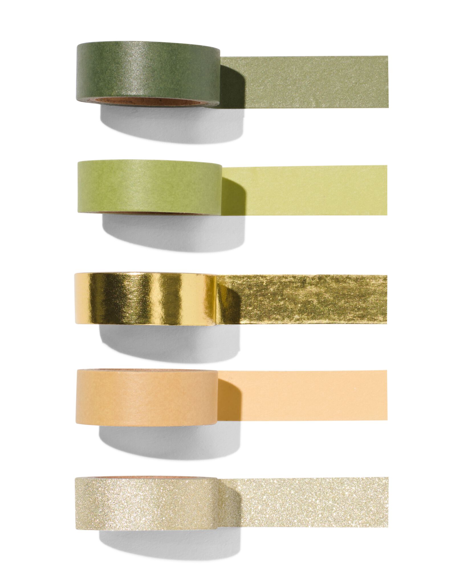 washi tape in bewaardoos - 5 stuks - 14170121 - HEMA