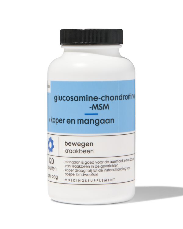 glucosamine-chondroïtine-MSM + koper en mangaan - 11402105 - HEMA