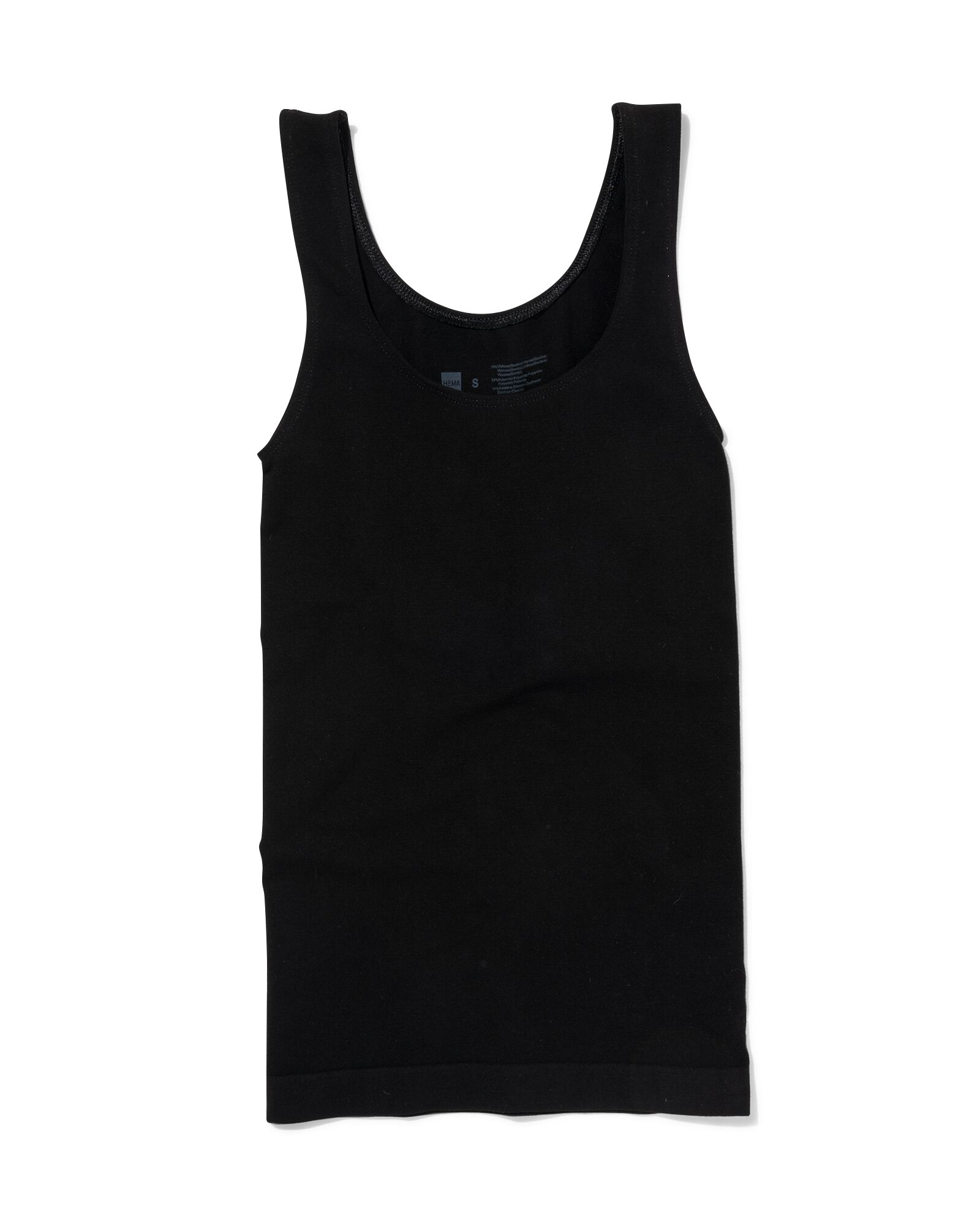 Image of HEMA Licht Corrigerend Hemd Bamboe Zwart (zwart)