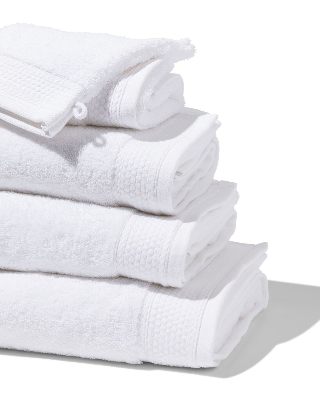 HEMA Handdoeken Hotel Extra Zwaar Wit (wit)