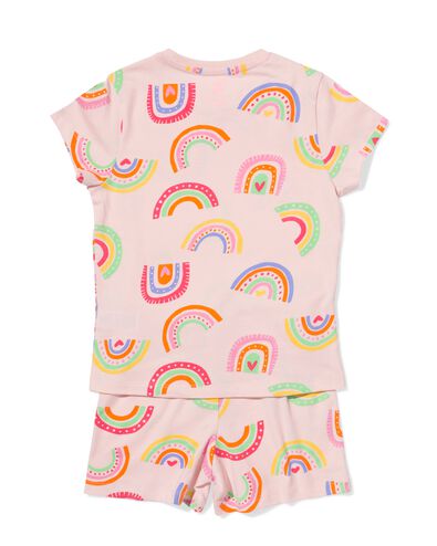kinder shortama regenboog roze roze - 23050280PINK - HEMA