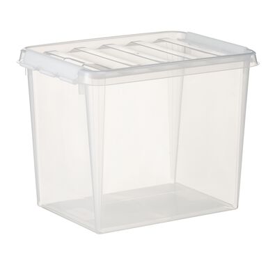 opbergbox 14L Brussels transparant 34x25x27 - 39870032 - HEMA