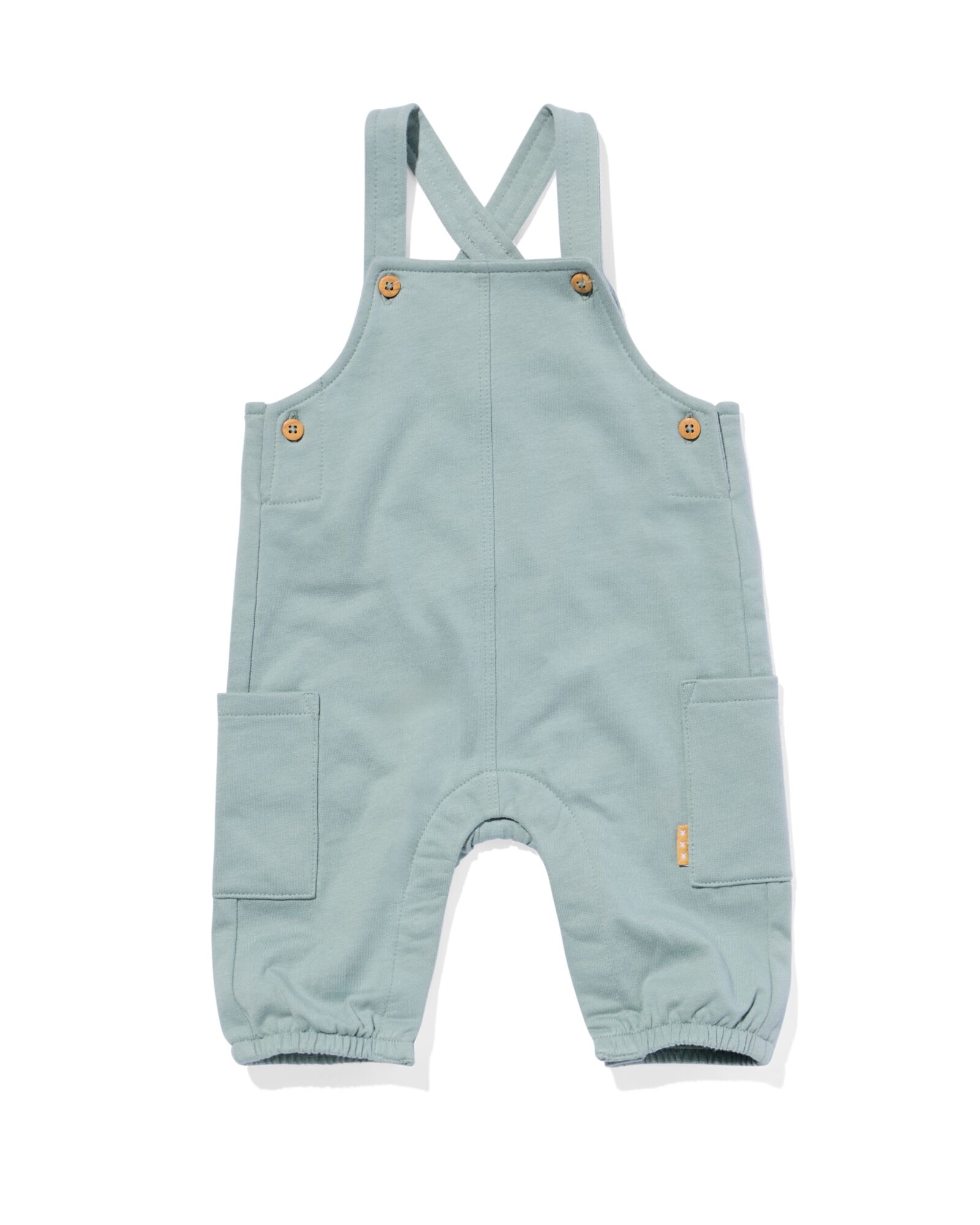 newborn tuinbroek groen groen - 33414420GREEN - HEMA