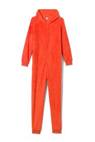 dames onesie fleece oranje oranje - 1000029298 - HEMA