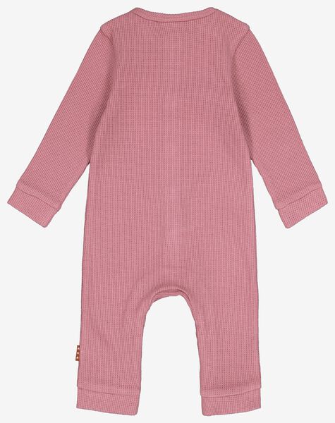 newborn jumpsuit wafel lichtpaars - 1000028726 - HEMA