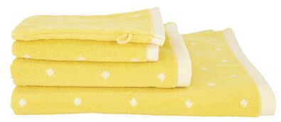 handdoek - zware kwaliteit geel - 1000018401 - HEMA