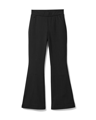 dames thermobroek flared zwart zwart - 36279135BLACK - HEMA