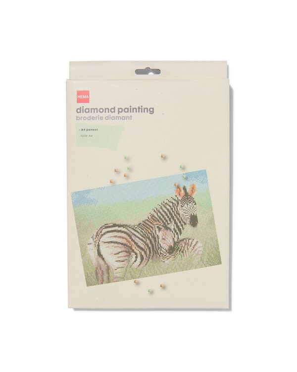 diamond painting zebra A4 - 60720090 - HEMA