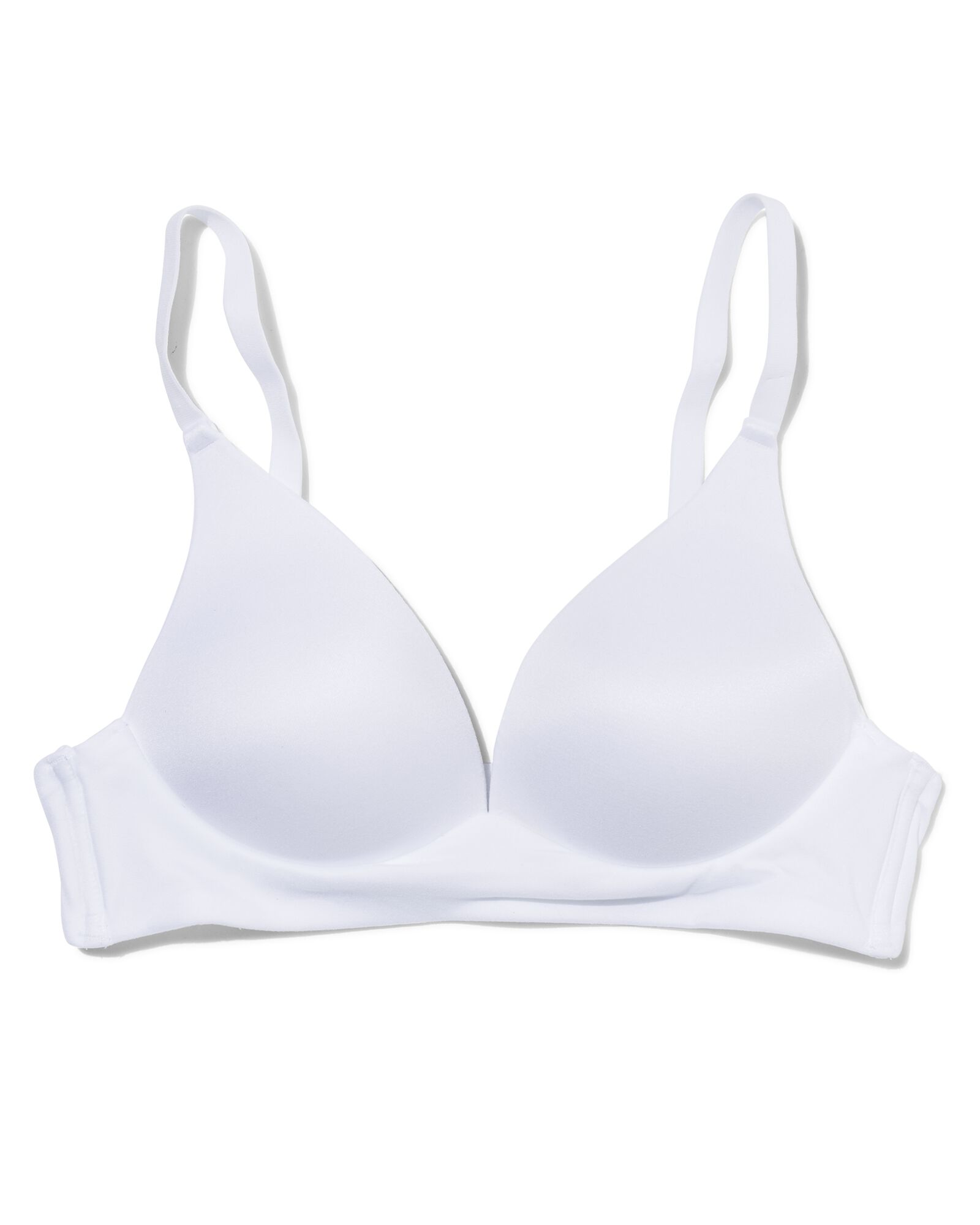 voorgevormde bh zonder beugel wit wit - 1000022964 - HEMA
