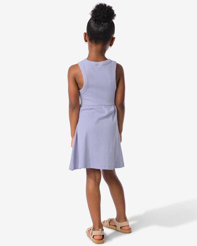 kinderjurk rib lila - 30842724LILAC - HEMA