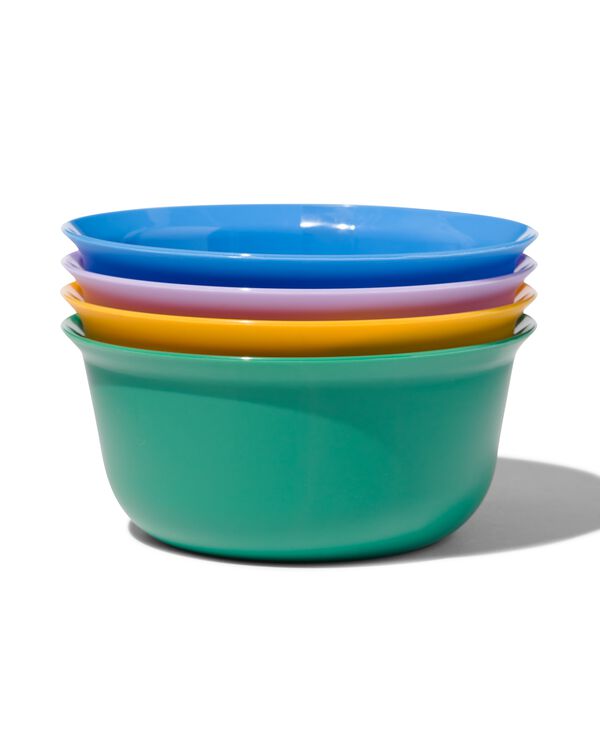 kunststof bakjes Ø12.3cm - 4 stuks - 80660151 - HEMA