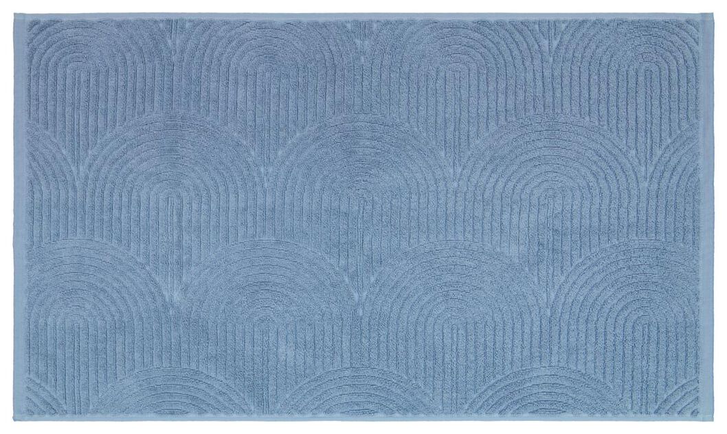 badmat 50x85 zware kwaliteit retro ijsblauw - 5210075 - HEMA