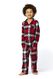 kinder pyjama flanel War Child rood rood - 1000025825 - HEMA