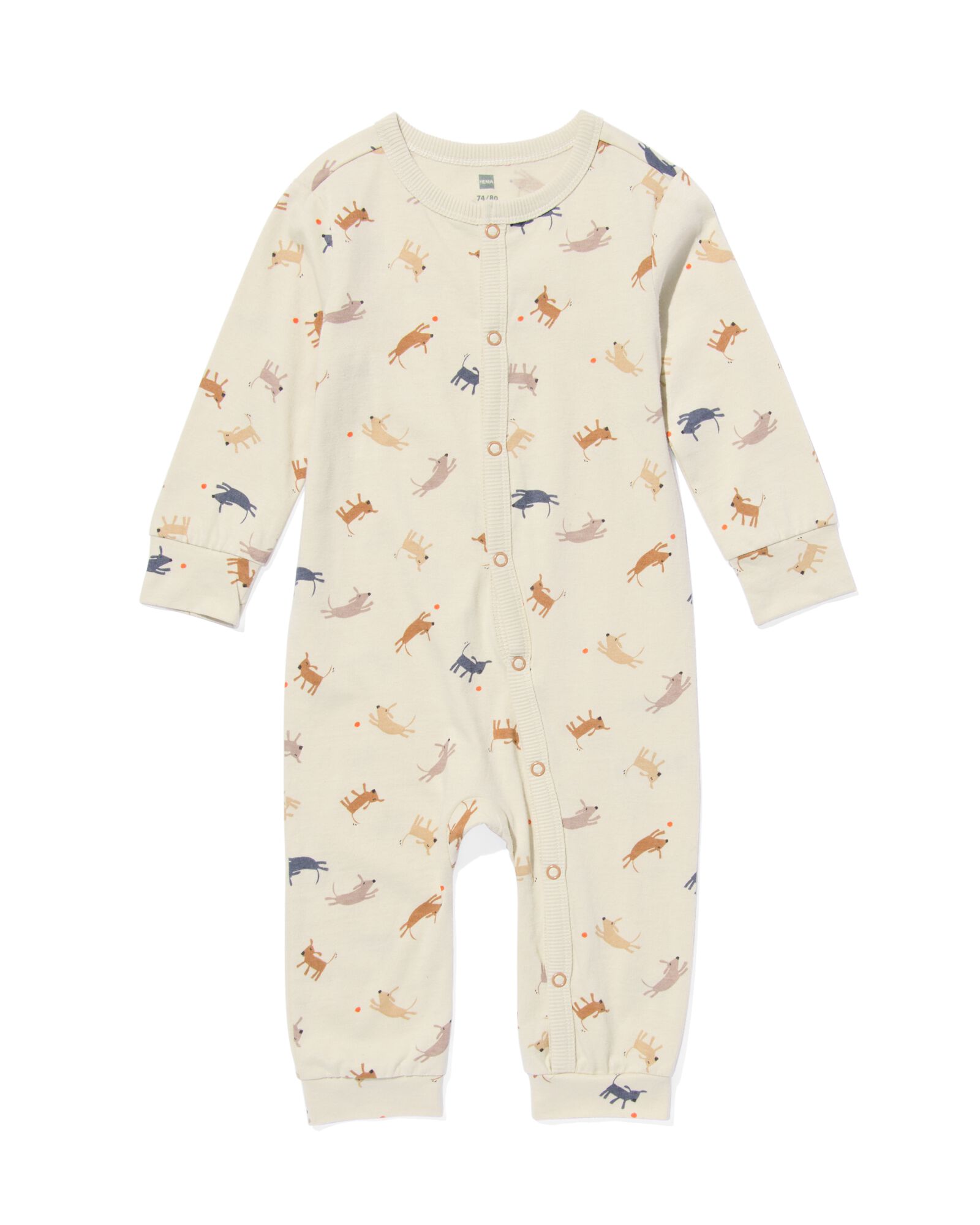Image of HEMA Baby Pyjamapak Hond Beige (beige)