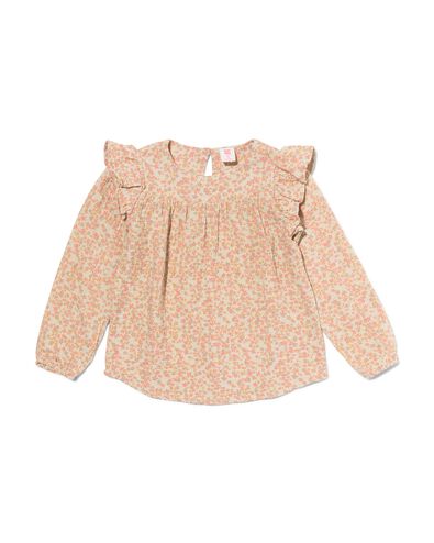kinder blouse met ruffle - 1000030017 - HEMA