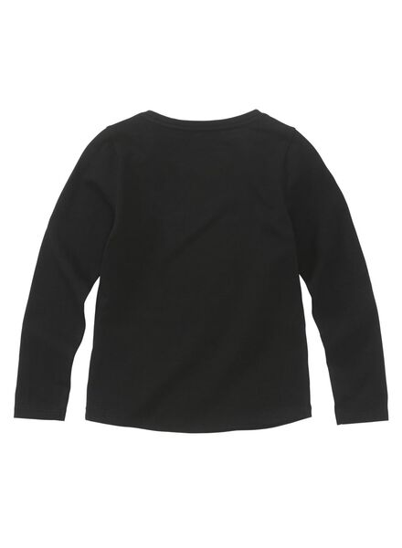 kinder t-shirt zwart 146/152 - 30843647 - HEMA