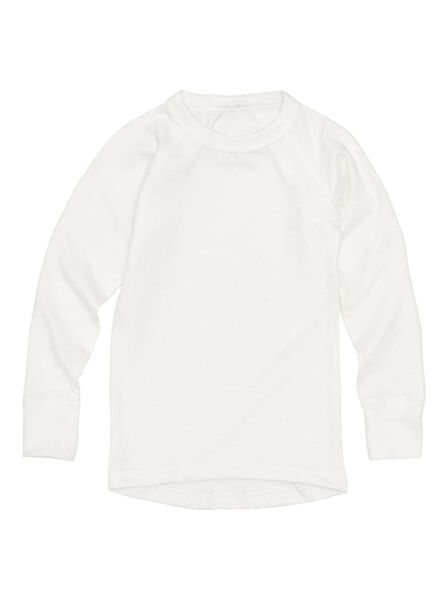 kinder thermo t-shirt wit wit - 1000001471 - HEMA