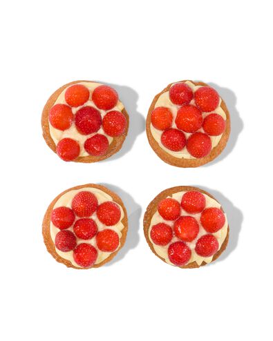 aardbeien gebakje - 6310098 - HEMA
