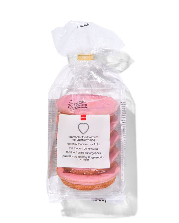 roomboter fondantcakes met vruchtenvulling 300gram - 10853005 - HEMA