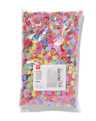 confetti 200 gram - 14280225 - HEMA