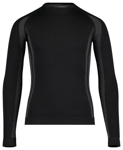 kinder thermoshirt zwart - 1000021194 - HEMA