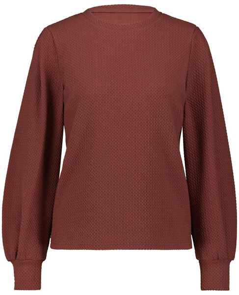 dames sweatshirt Cherry rood - 1000026120 - HEMA