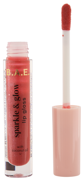 B.A.E. lip gloss sparkle & glow 02 berry brillant - 17750062 - HEMA