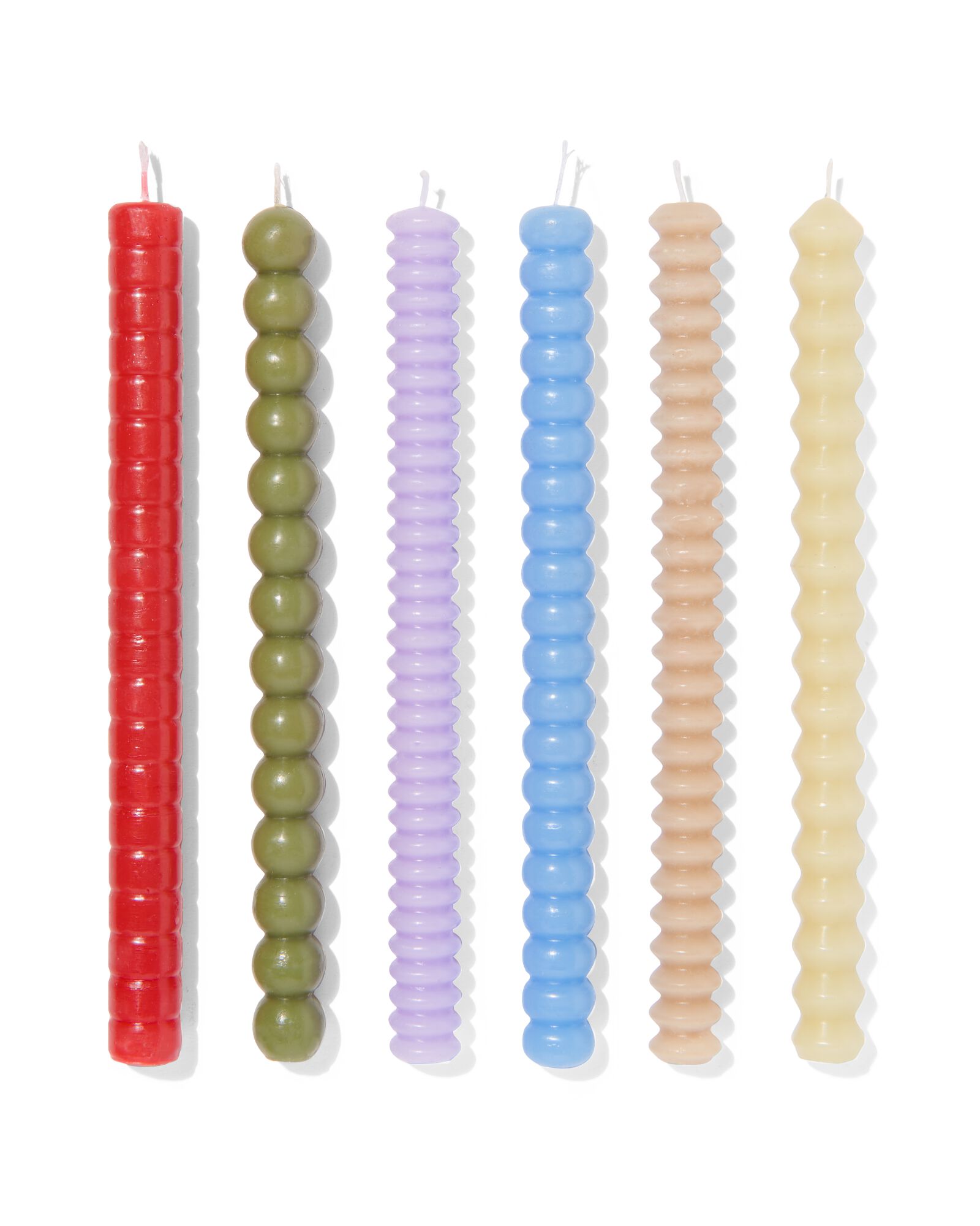 huishoudkaars met ribbels Ø2.1x25 roodbruin - 13506043 - HEMA
