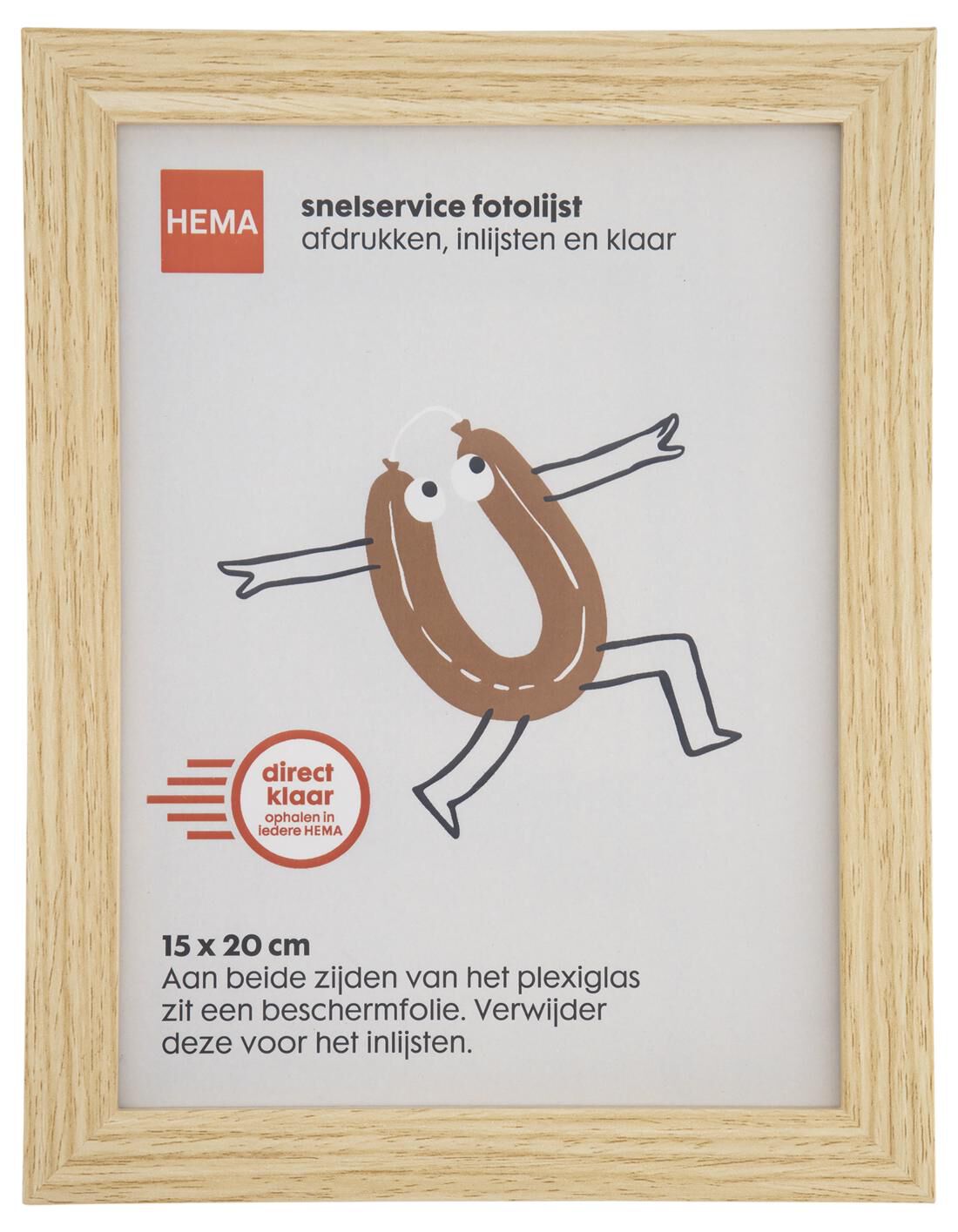 knecht Offer verschijnen HEMA Fotolijst Hout 15x20 Naturel (hout) van HEMA - Makeover.nl