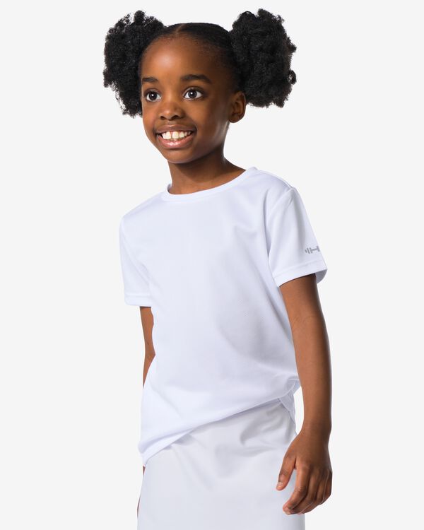kindersportshirt wit wit - 30670088WHITE - HEMA