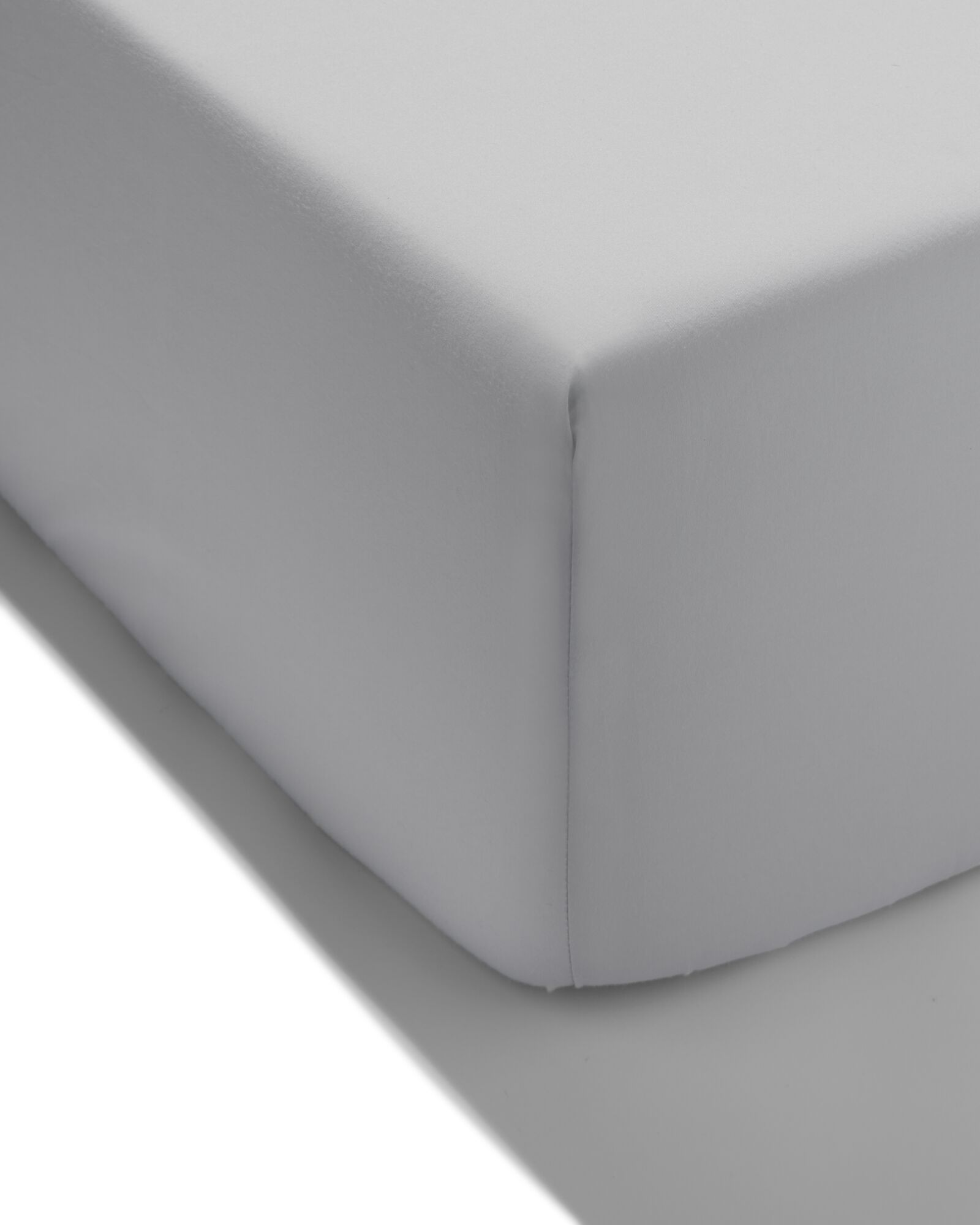 hoeslaken percal 90x220 donkergrijs - 5190087 - HEMA