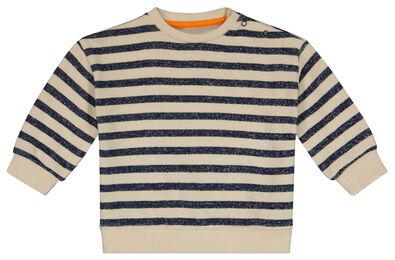 baby sweater strepen ecru - 1000028199 - HEMA