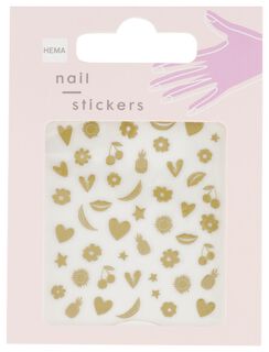 Nagel Stickers Goud - 48 Stuks (goud.)