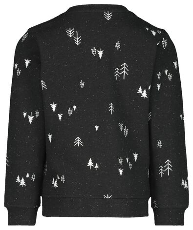 kindersweater bomen zwart - 1000021905 - HEMA