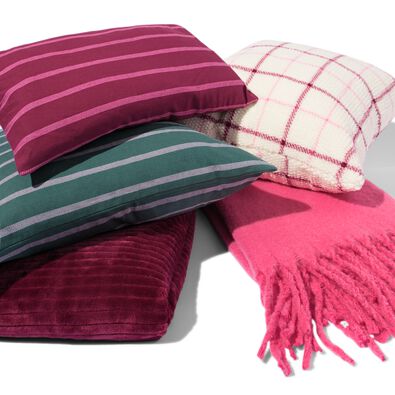 plaid sherpa bordeaux 130x150  - 7324002 - HEMA