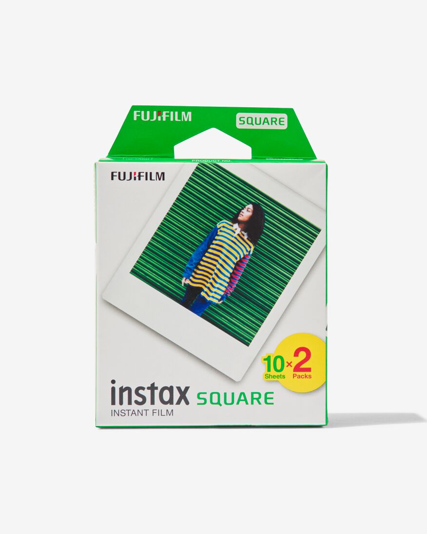 Fujifilm instax square fotopapier (2x10/pk) - 60300545 - HEMA