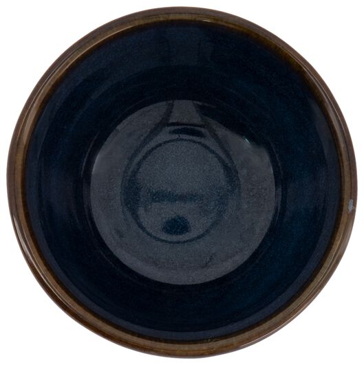 kom - 6 cm - Porto - reactief glazuur - donkerblauw - 9602221 - HEMA
