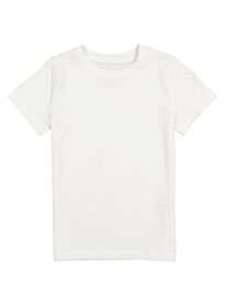 kinder t-shirt met bamboe wit wit - 1000014276 - HEMA