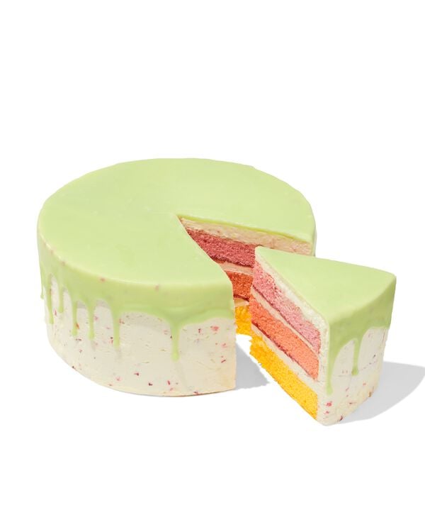 dripcake groen drie kleuren 16 p. - 6330125 - HEMA