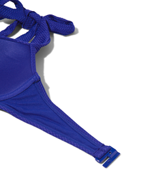 dames halter bikinitop control cup B-E kobaltblauw kobaltblauw - 1000030445 - HEMA