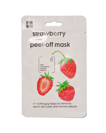 aardbei peel-off masker - 17800045 - HEMA